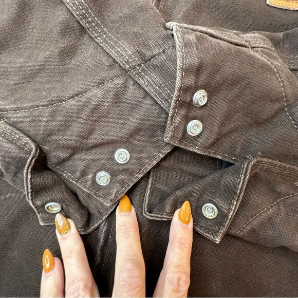 Carhartt Detroit Jacket J97 Dark Brown Rare Size 2XL - Picture 11 of 14